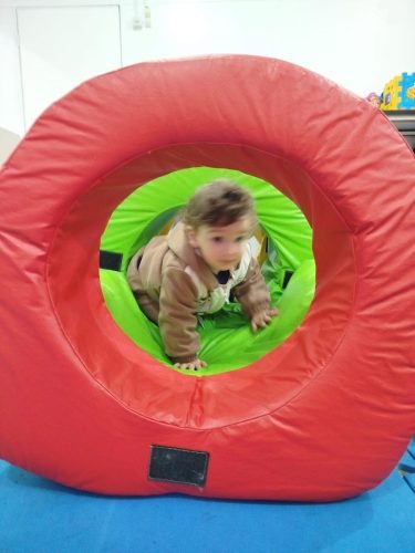 Aula de psicomotricidade - berçário